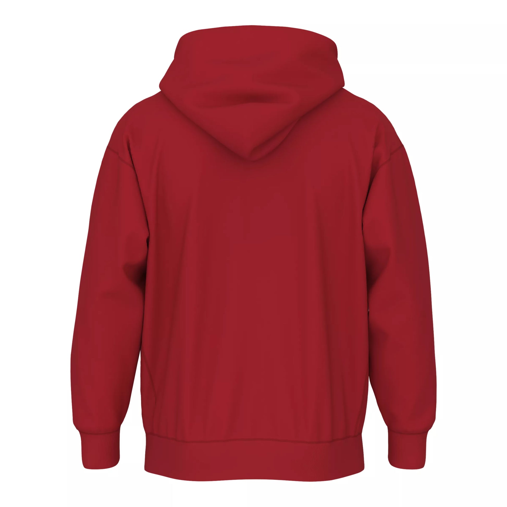 New Balance Men's Team Athletics French Terry Hoodie Team Red (Back)