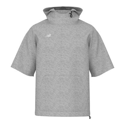 New Balance Men's Team SS Fleece BP Hoodie Ash Heather (Front)