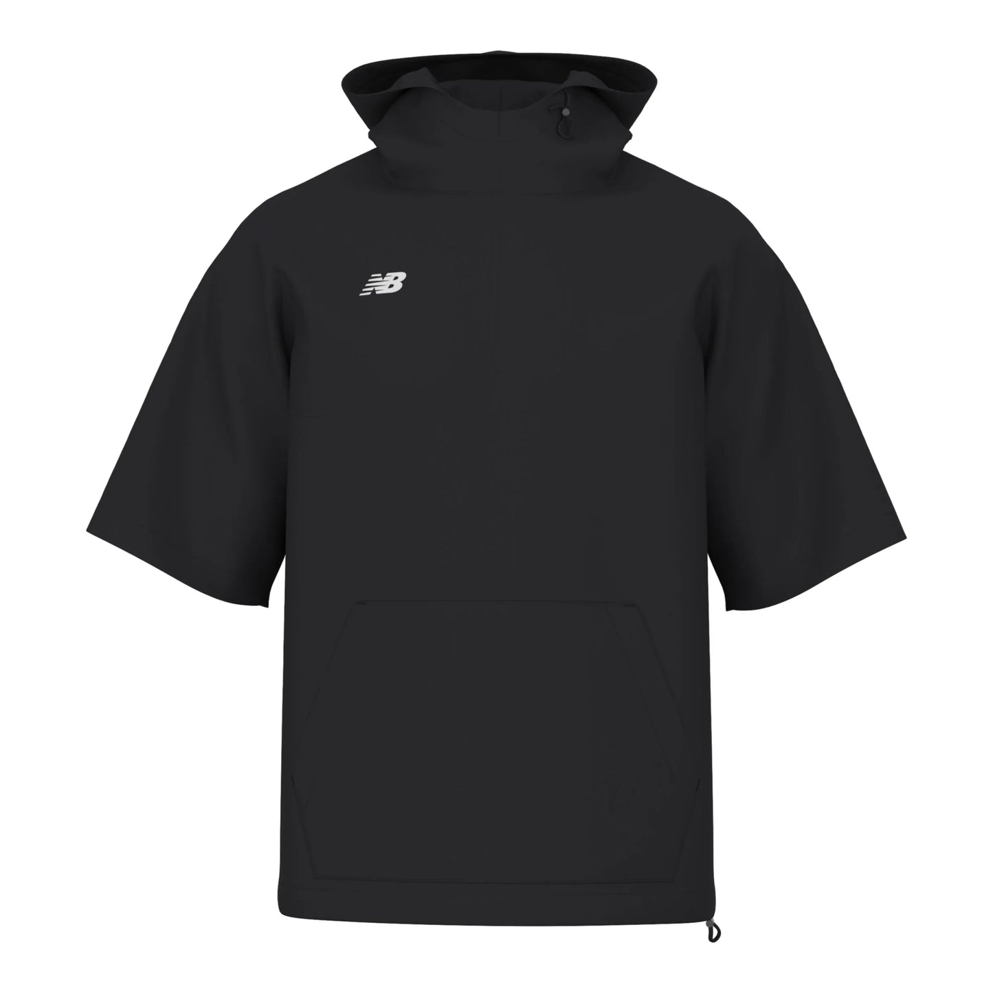 New Balance Men's Team SS Fleece BP Hoodie Black (Front)