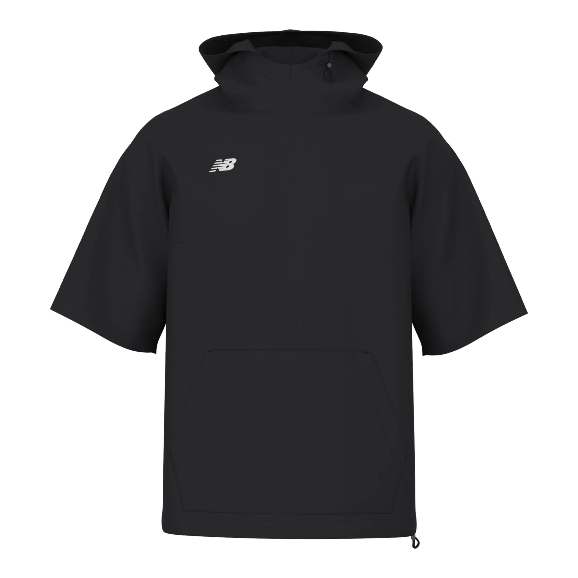 New Balance Men's Team SS Fleece BP Hoodie Black (Front)