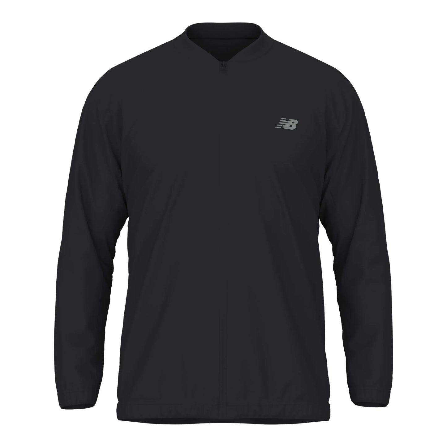 New Balance Men's Team Stretch Bomber Jacket Black (Front)