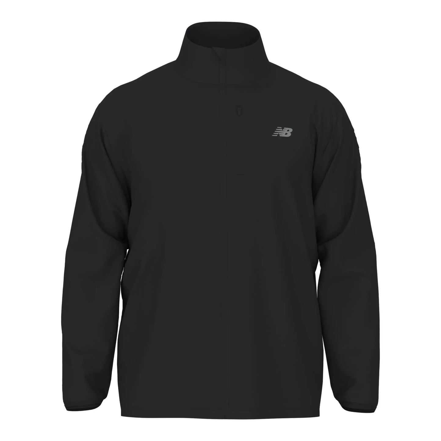 New Balance Men's Team Stretch Woven Jacket Black (Front)