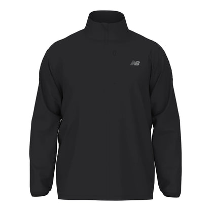New Balance Men's Team Stretch Woven Jacket Black (Front)