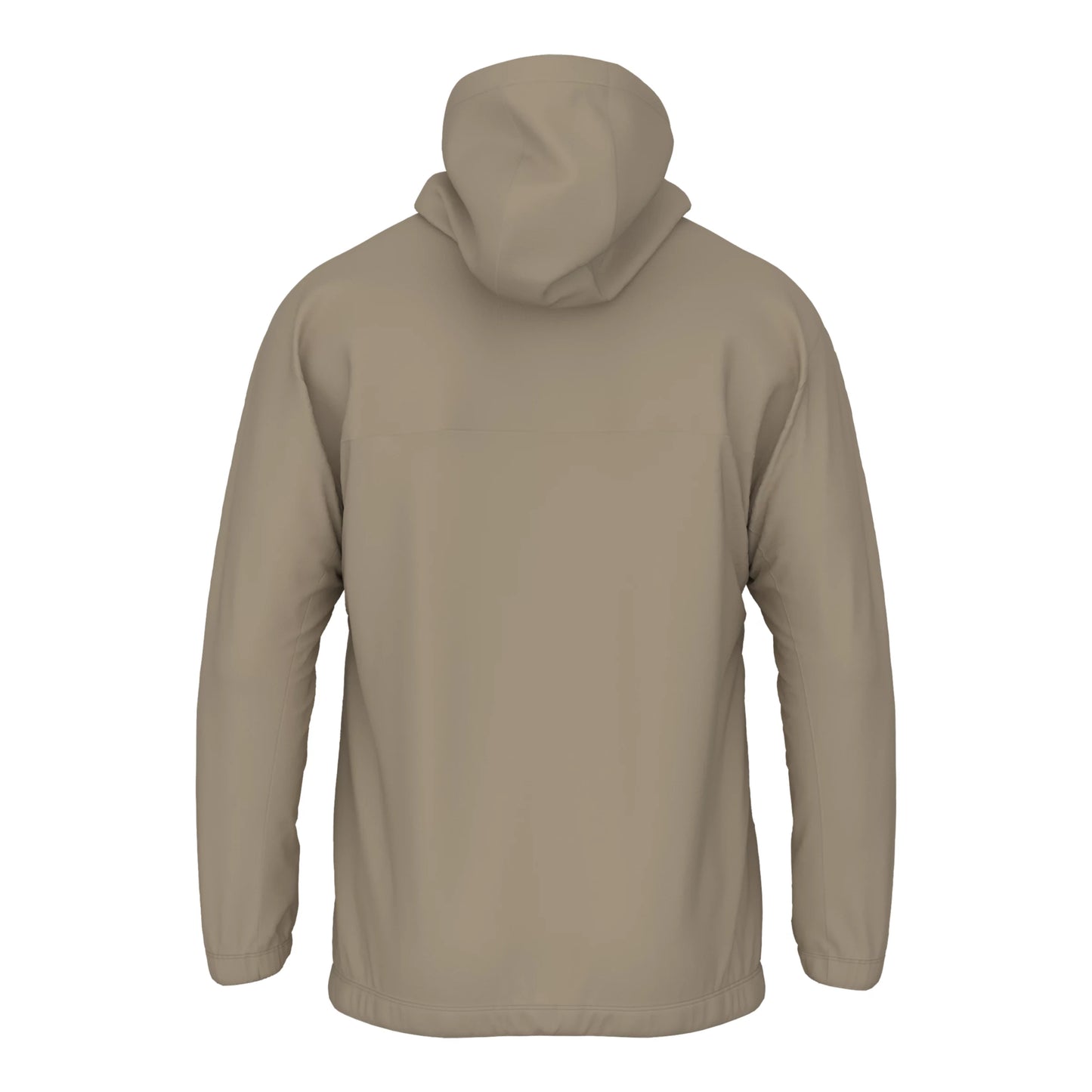 New Balance Men's Team Woven Full Zip Jacket Stoneware (Back)