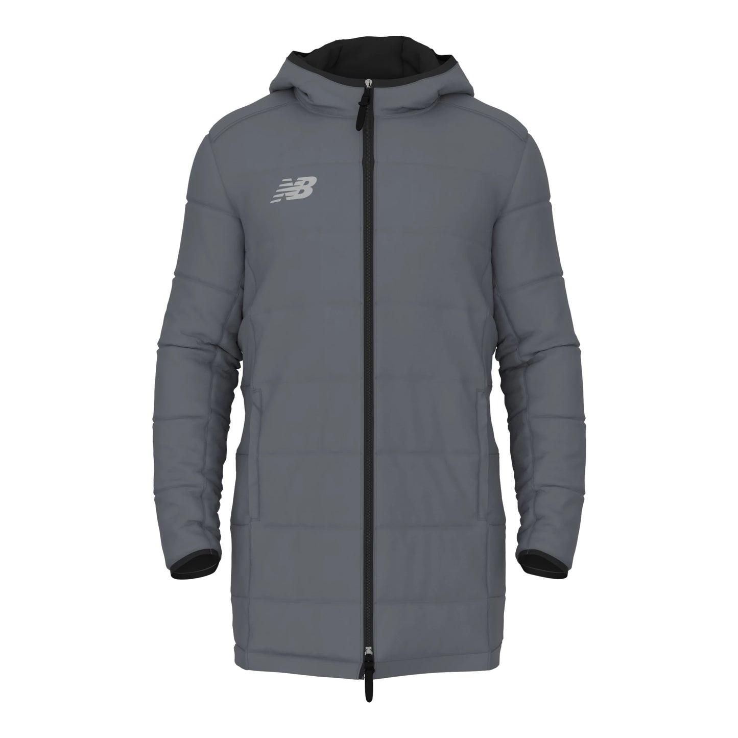 New Balance Men's Tempus Parka Gunmetal (Front)