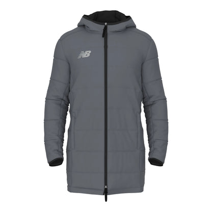 New Balance Men's Tempus Parka Gunmetal (Front)
