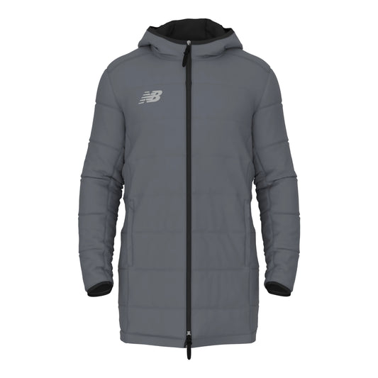 New Balance Men's Tempus Parka Gunmetal (Front)