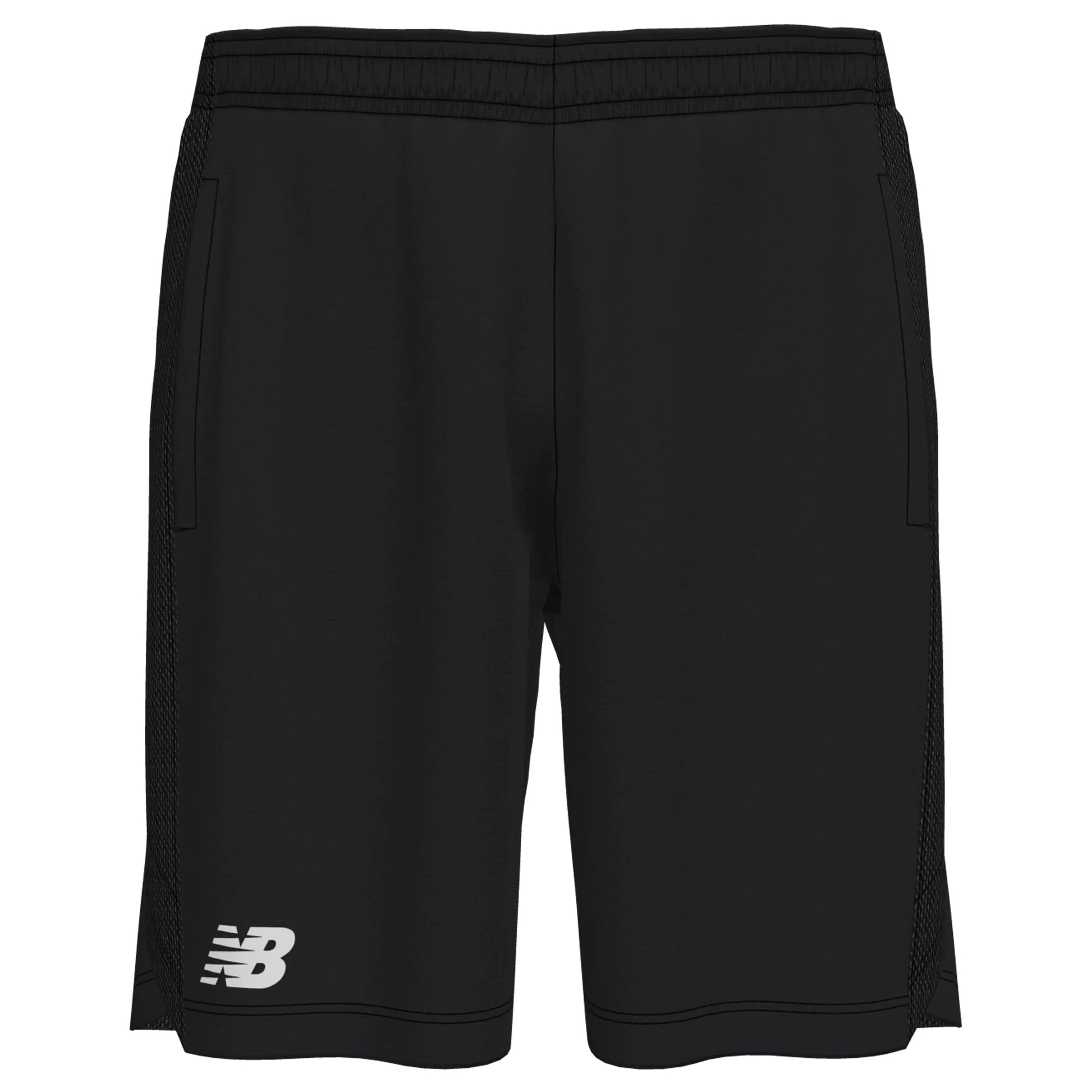 New Balance Men's Training Short Team Black (Front)