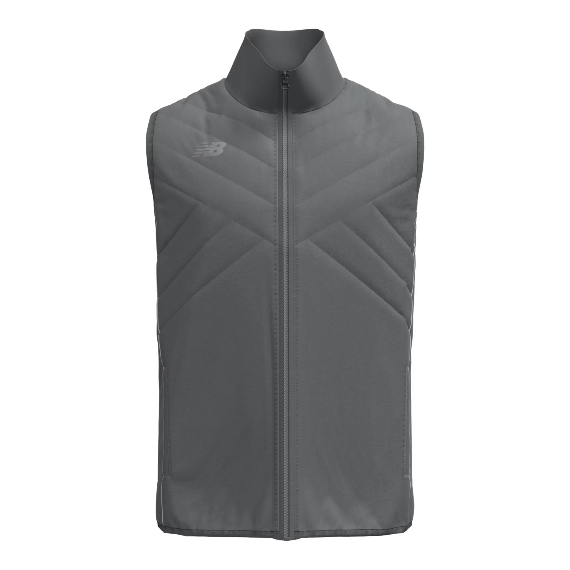 New Balance Men's Varsity Vest Gunmetal (Front)
