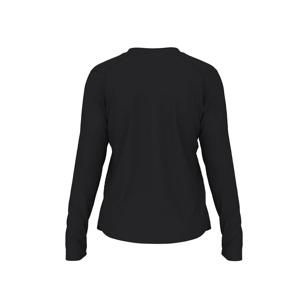 New Balance Women's Activate Long Sleeve Tech T Shirt Team Black (Back)