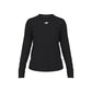 New Balance Women's Activate Long Sleeve Tech T Shirt Team Black (Front)