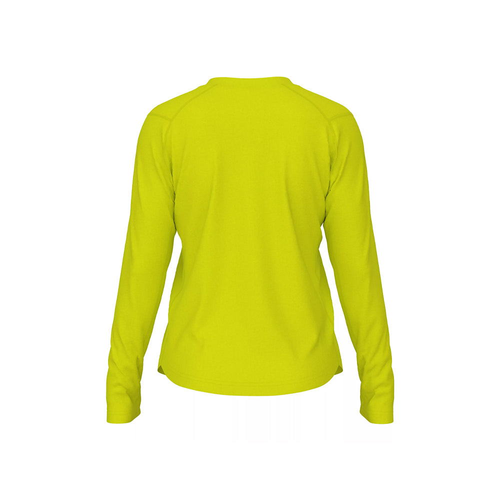 New Balance Women's Activate Long Sleeve Tech T Shirt Team Hi Lite (Back)