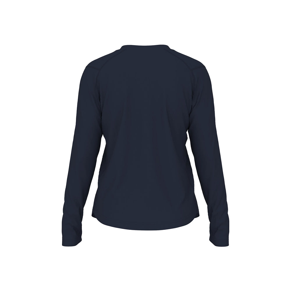 New Balance Women's Activate Long Sleeve Tech T Shirt Team Navy (Back)