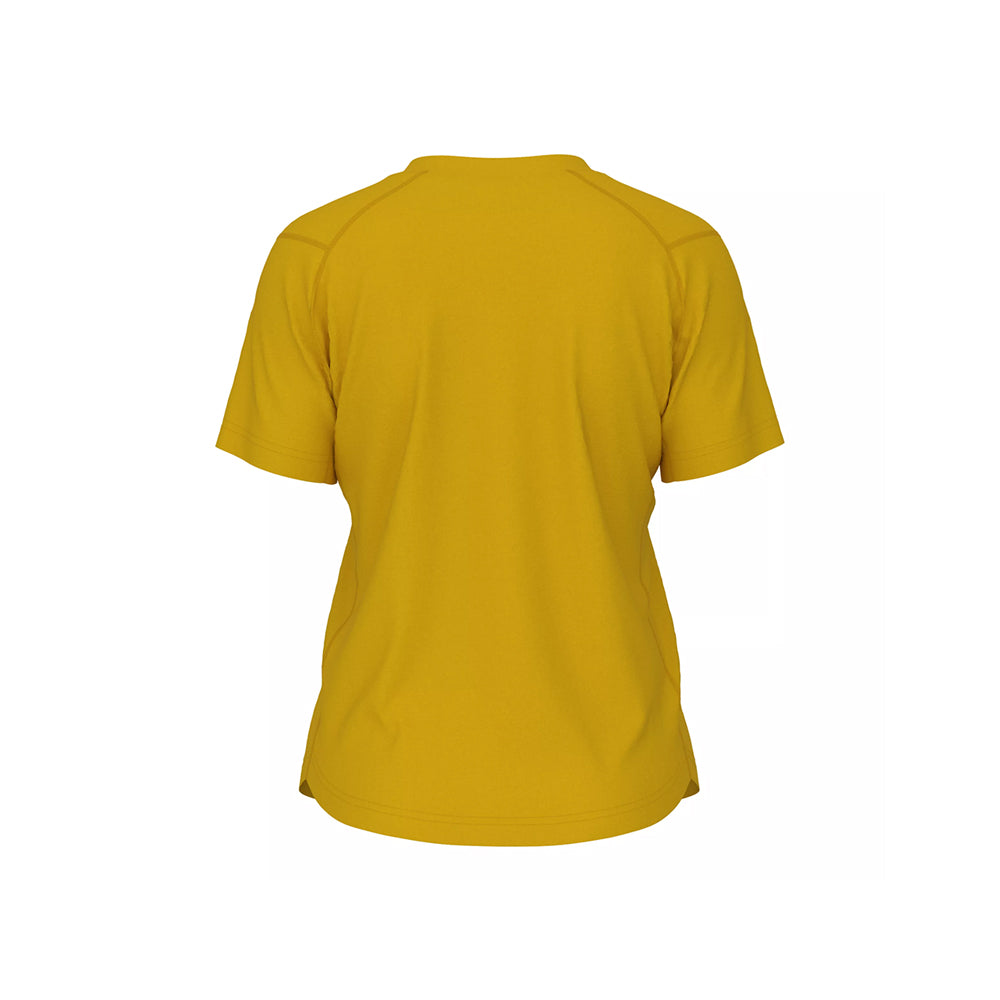 New Balance Women's Activate Tech T Shirt Athletic Gold (Back)
