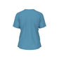New Balance Women's Activate Tech T Shirt Columbia Blue (Back)