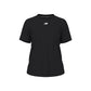 New Balance Women's Activate Tech T Shirt Team Black (Front)