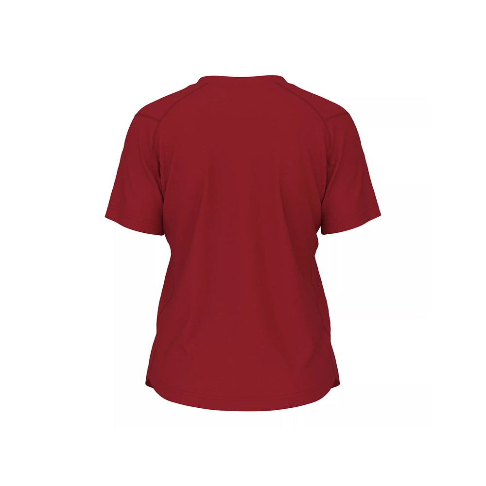 New Balance Women's Activate Tech T Shirt Mercury Red (Back)