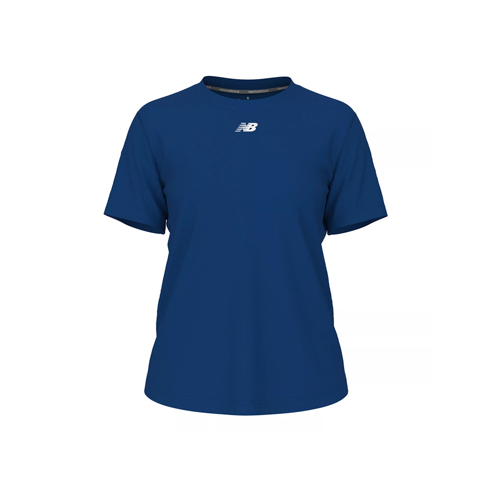 New Balance Women's Activate Tech T Shirt Team Royal (Front)
