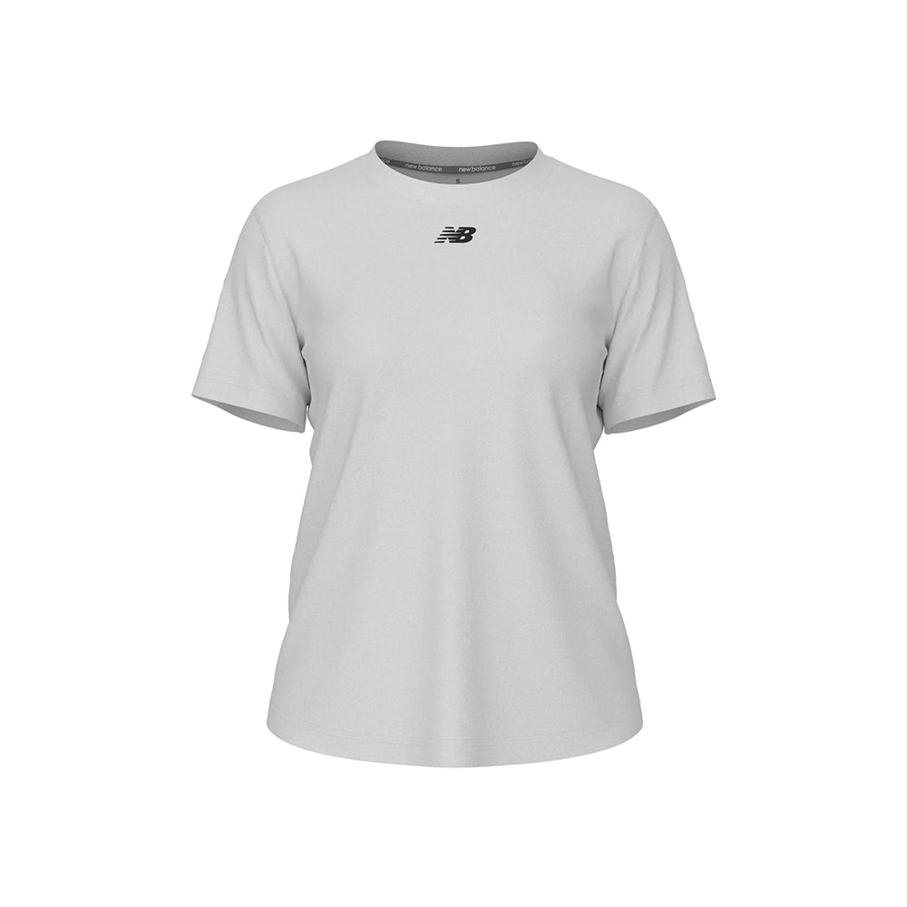 New Balance Women's Activate Tech T Shirt White (Front)