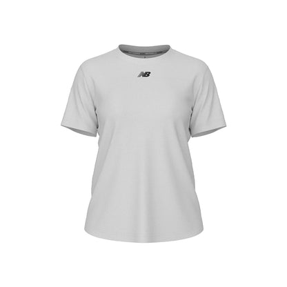 New Balance Women's Activate Tech T Shirt White (Front)