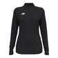 New Balance Women's Athletics Half Zip 2.0 Team Black (Front)
