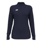 New Balance Women's Athletics Half Zip 2.0 Team Navy (Front)