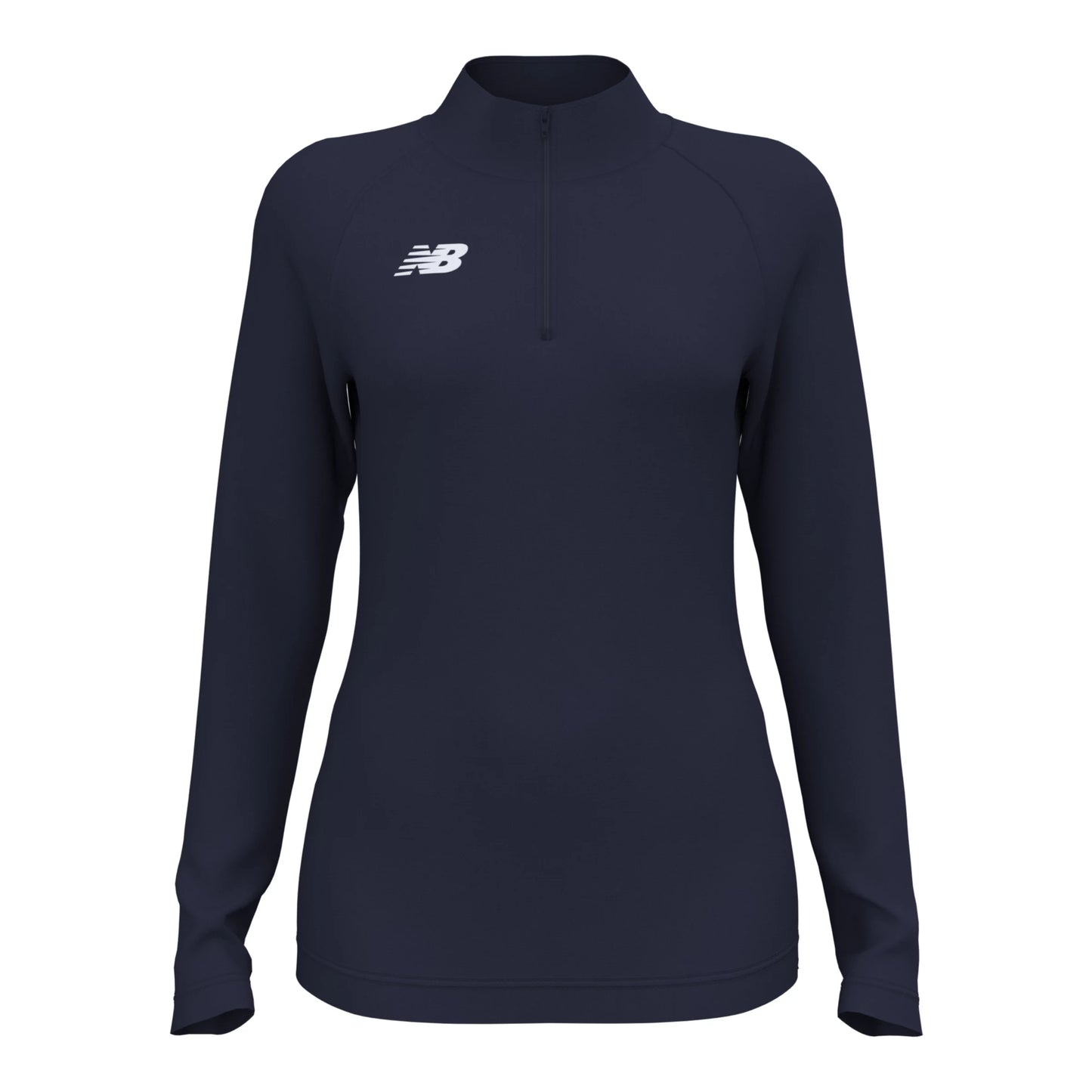 New Balance Women's Athletics Half Zip 2.0 Team Navy (Front)