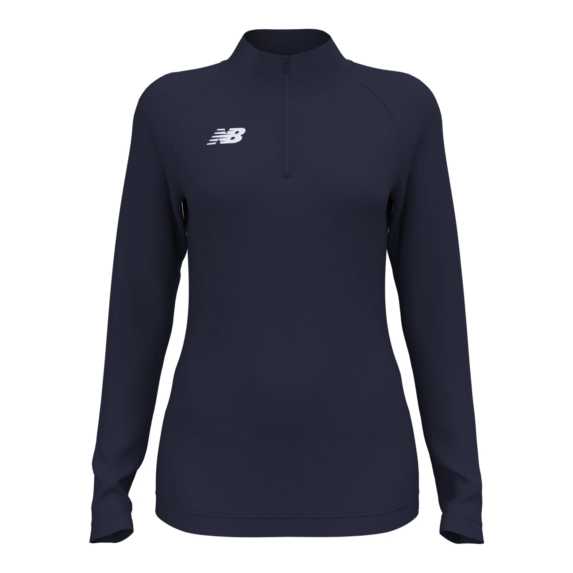 New Balance Women's Athletics Half Zip 2.0 Team Navy (Front)