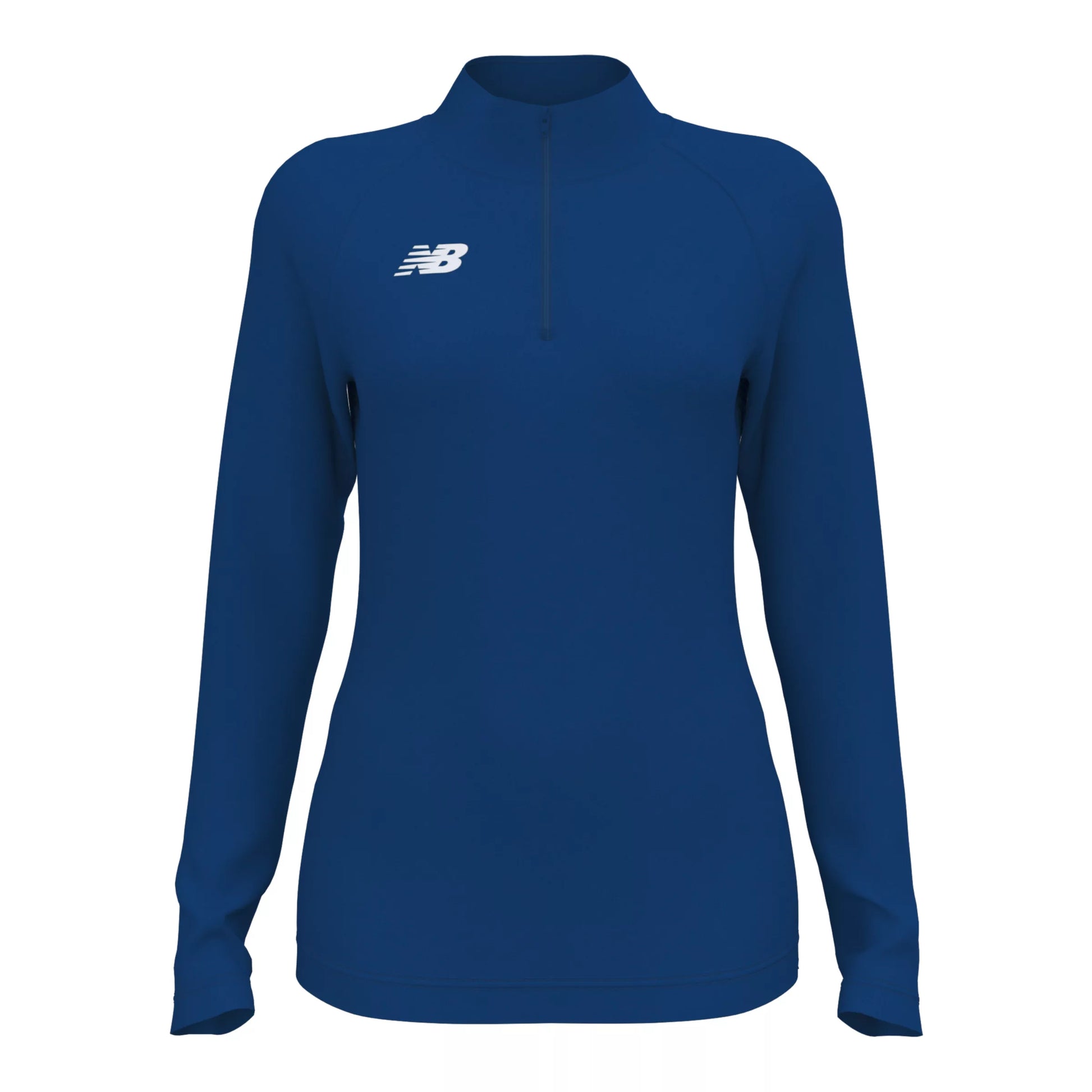 New Balance Women's Athletics Half Zip 2.0 Team Royal (Front)