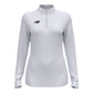 New Balance Women's Athletics Half Zip 2.0 White (Front)