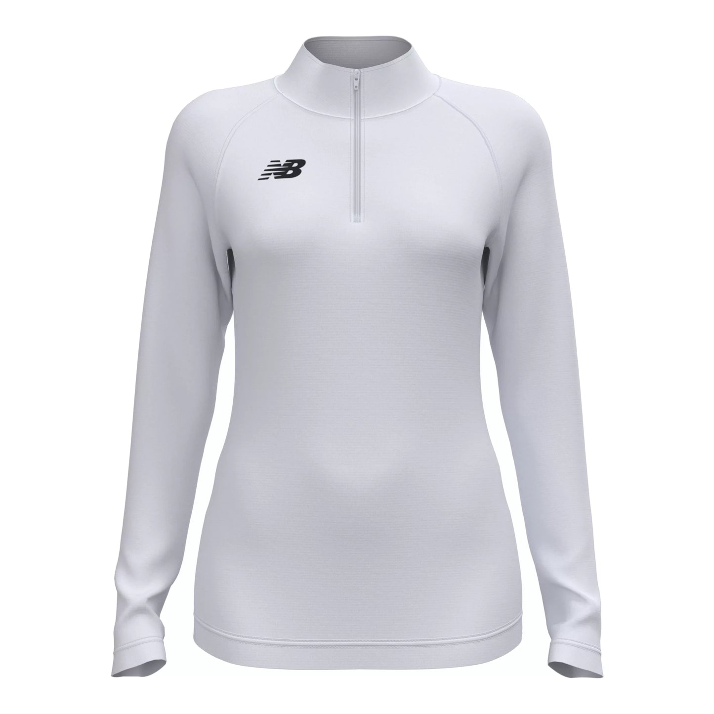 New Balance Women's Athletics Half Zip 2.0 White (Front)