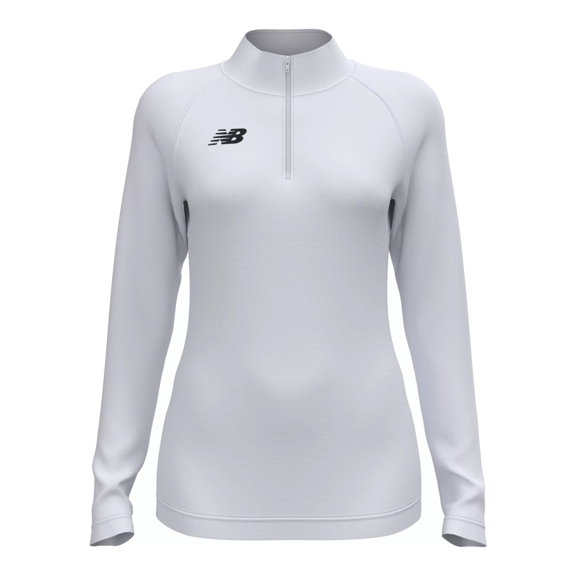 New Balance Women's Athletics Half Zip 2.0 White (Front)