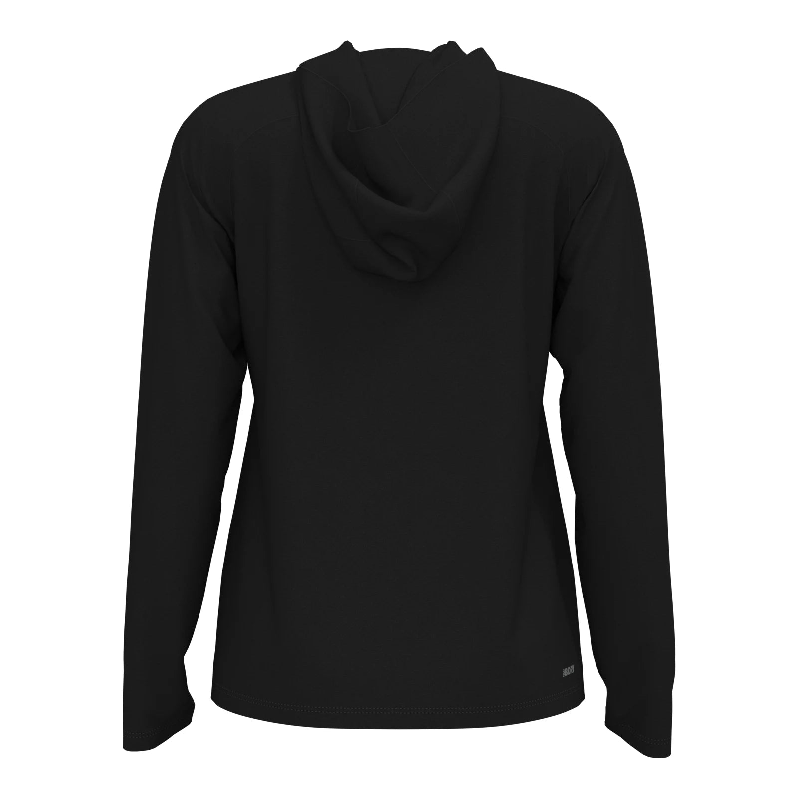 New Balance Women's Away Hoodie Team Black (Back)