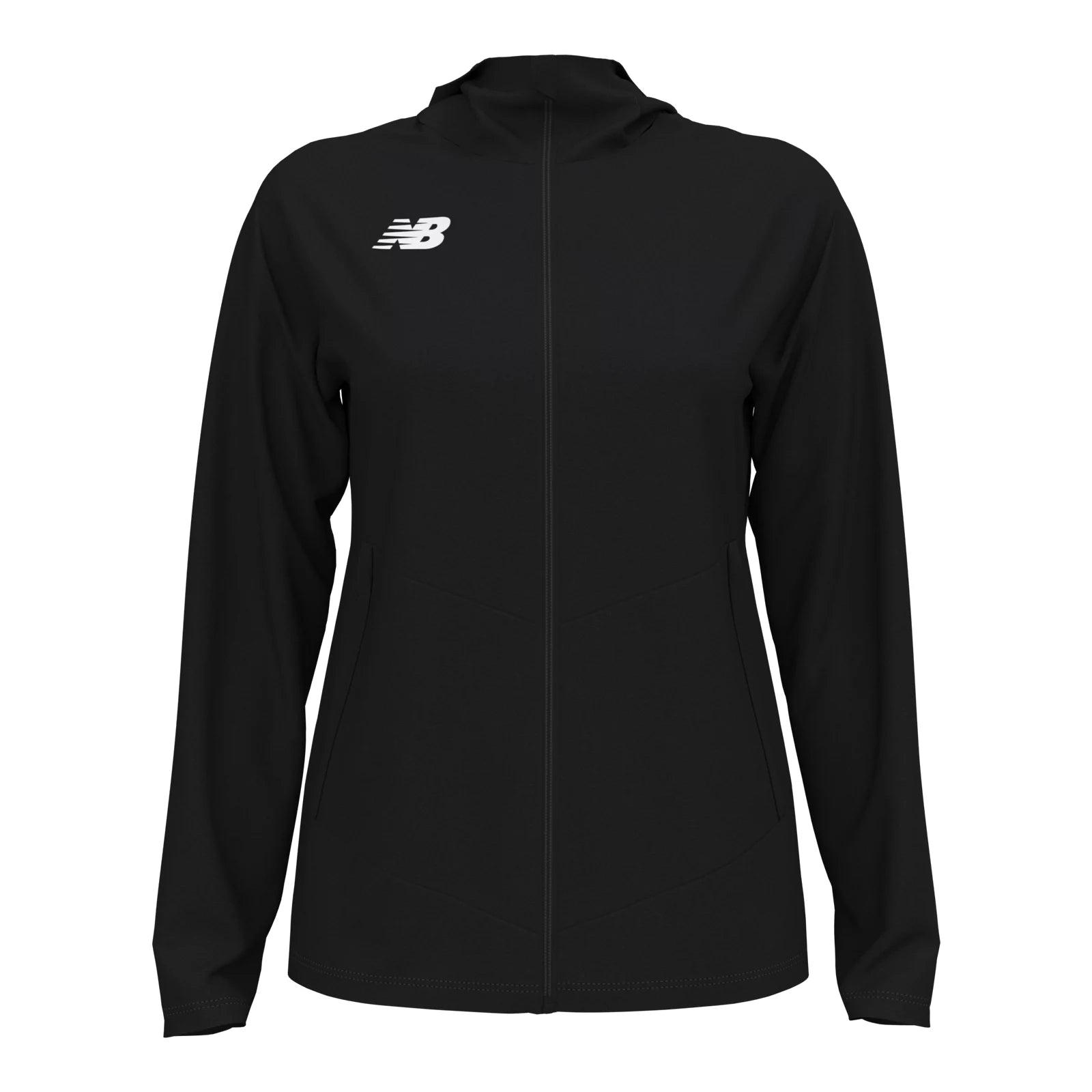 New Balance Women's Away Hoodie Team Black (Front)