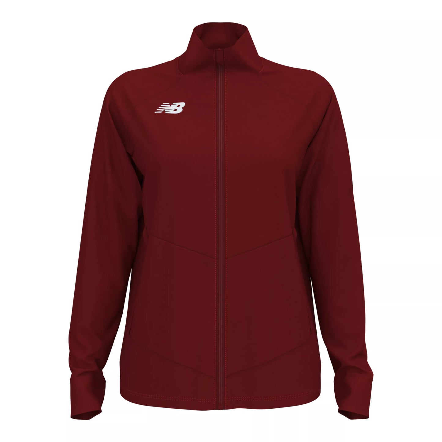 New Balance Women's Away Jacket Mercury Red (Front)