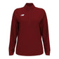 New Balance Women's Midfield Half Zip Mercury Red (Front)