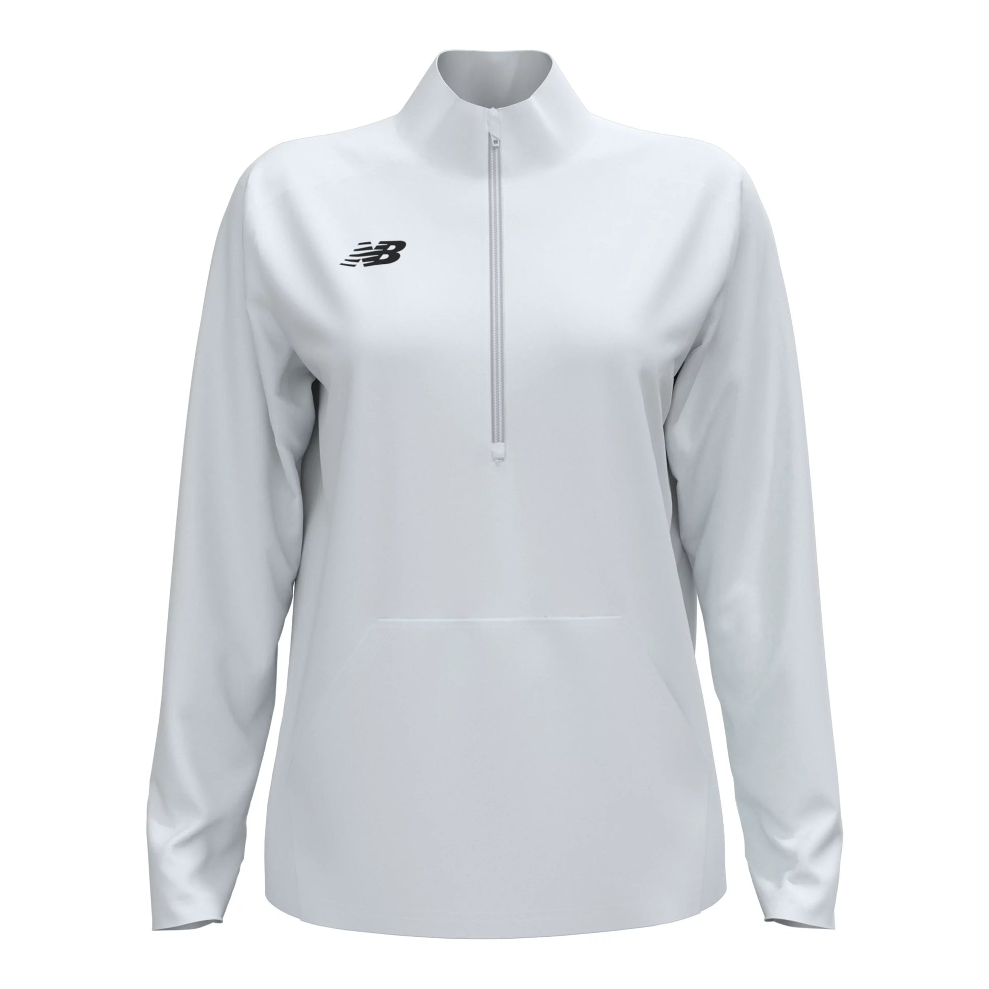 New Balance Women's Midfield Half Zip White (Front)