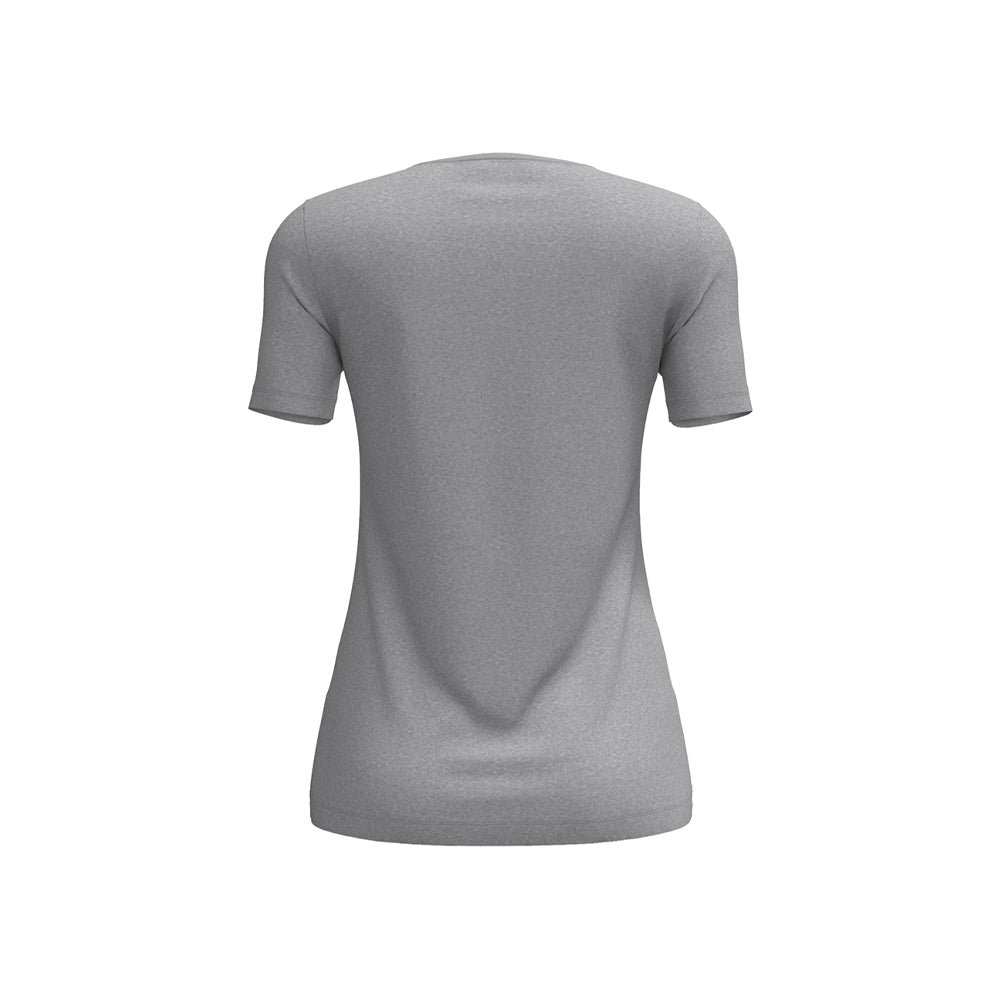 New Balance Women's Nblend T-Shirt Team Heather Grey (Back)