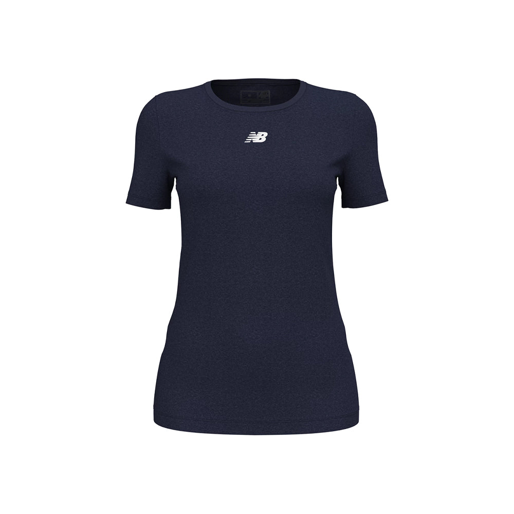 New Balance Women's Nblend T-Shirt Team Navy (Front)