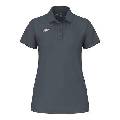 New Balance Women's Performance Polo Graphite (Front)
