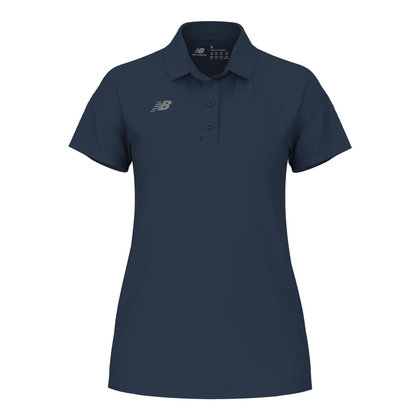 New Balance Women's Performance Polo NB Navy (Front)