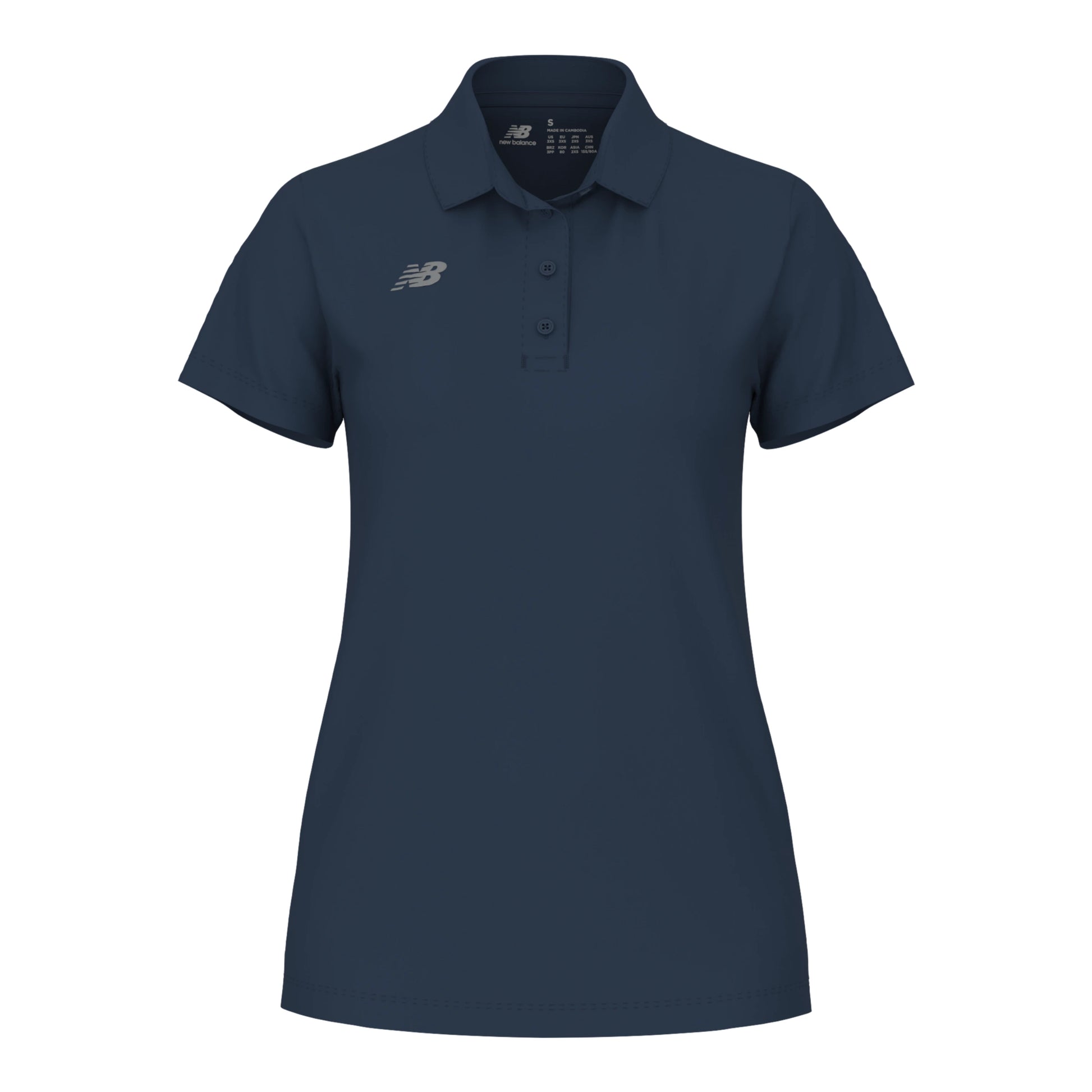 New Balance Women's Performance Polo NB Navy (Front)