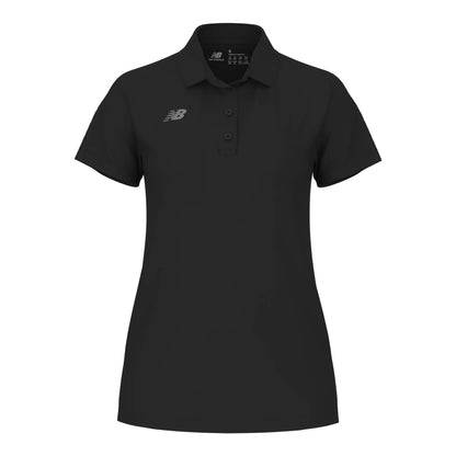 New Balance Women's Performance Polo Team Black (Front)