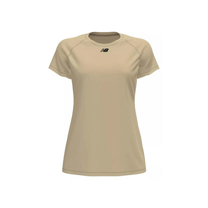 New Balance Women's Raglan Tech T-shirt Gold (Front)