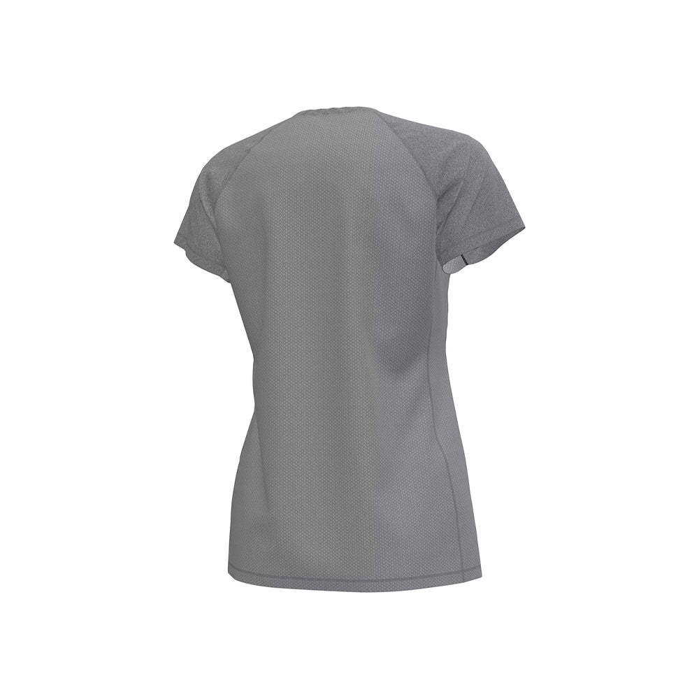 New Balance Women's Raglan Tech T-shirt Heather Grey (Back)