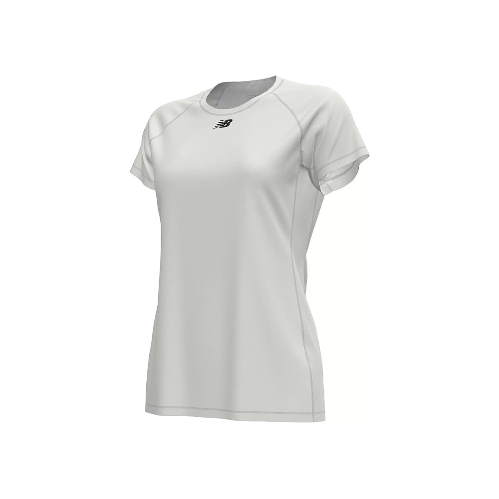 New Balance Women's Raglan Tech T-shirt White (Front)