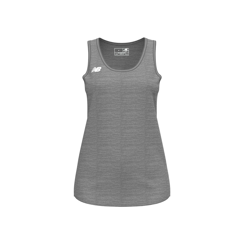 New Balance Women's Team Tank Heather Grey (Front)