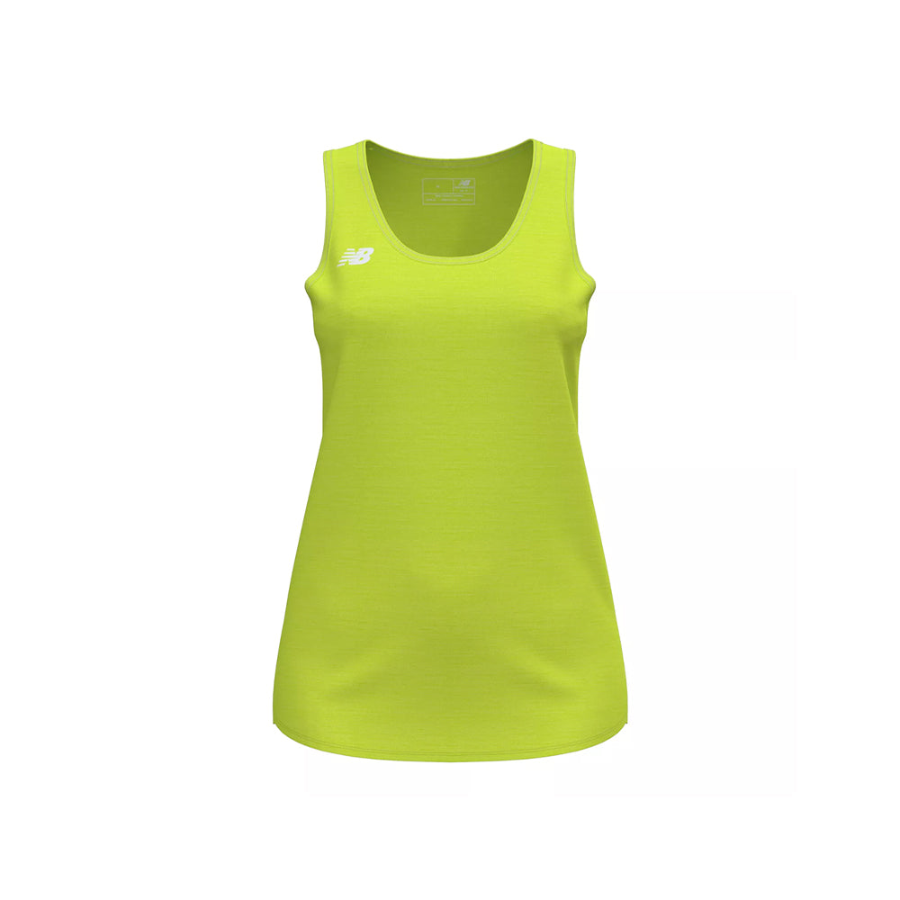 New Balance Women's Team Tank Hi Lite (Front)