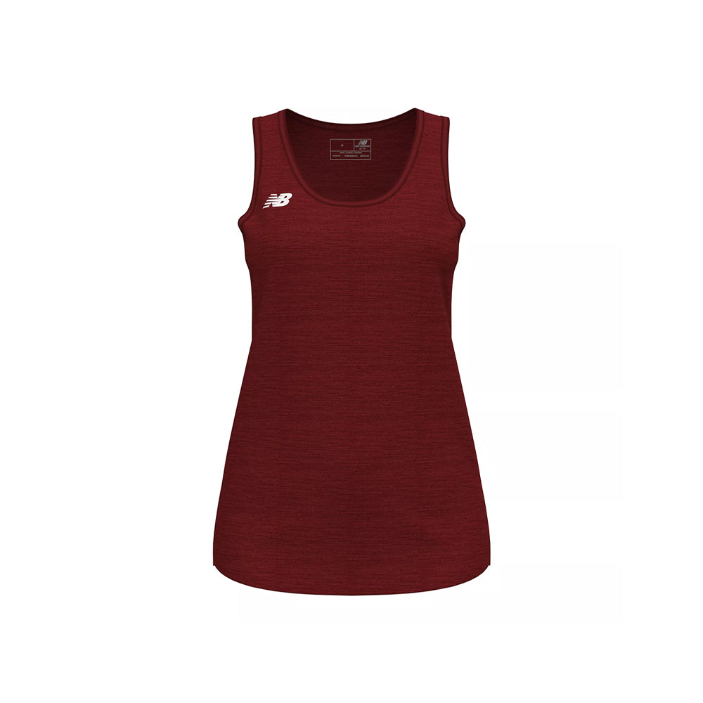 New Balance Women's Team Tank Mercury Red (Front)