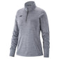 New Balance Women's Thermal Half Zip Heather Grey (Front)